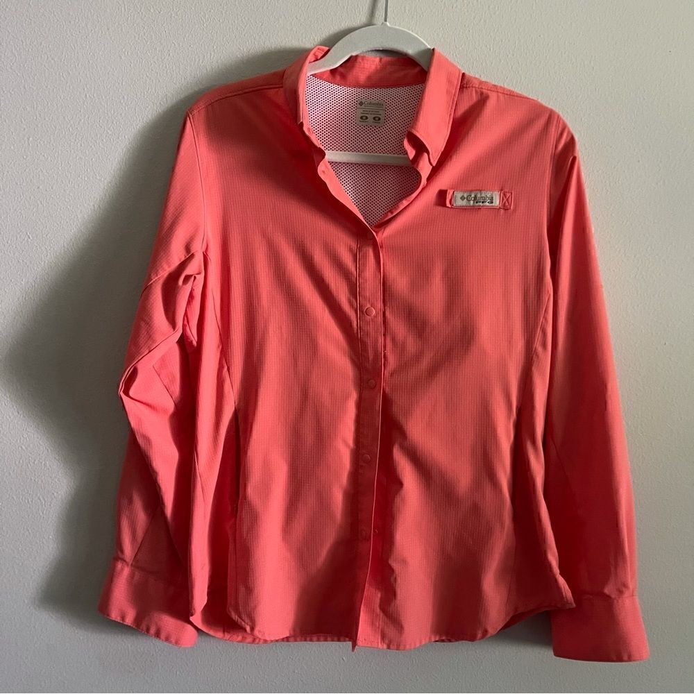 Columbia womens PFG shirt/jacket size M